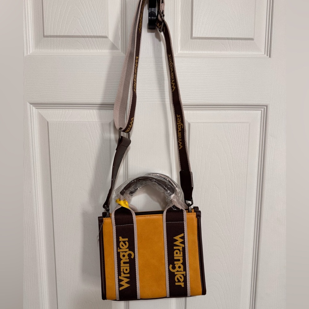 Wrangler Crossbody in Yellow and Brown